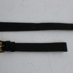 Bracelet pour montre COLLET cuir noir 10 mm