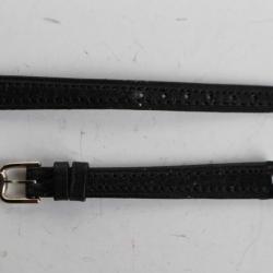 TISSOT Bracelet pour montre cuir noir 10 mm