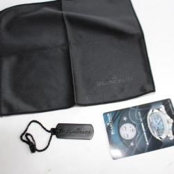 BLANCPAIN essuie montre + étiquette + calendrier 2008