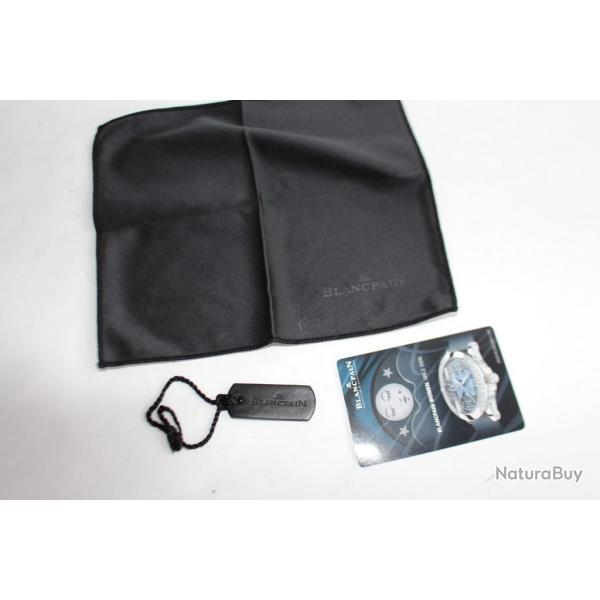 BLANCPAIN essuie montre + tiquette + calendrier 2008