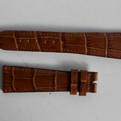 PATEK PHILIPPE Bracelet pour montre cuir brun clair 22 mm