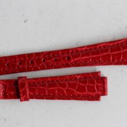 PATEK PHILIPPE Bracelet pour montre femme cuir rouge 11 mm