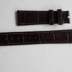 PATEK PHILIPPE Bracelet pour montre brun foncé 19 mm
