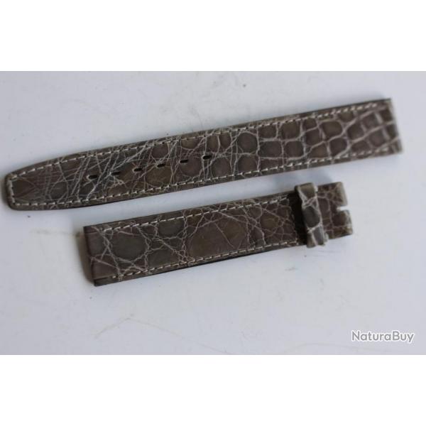 OMEGA Bracelet pour montre croco gris 17 mm