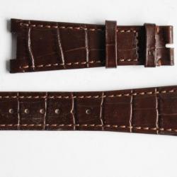 PATEK PHILIPPE Bracelet pour montre brun foncé 25 mm