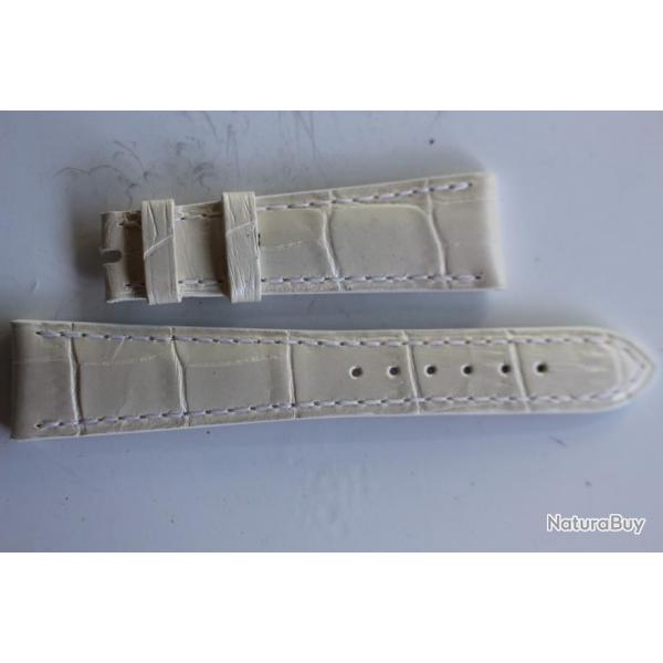 PATEK PHILIPPE Bracelet pour montre blanc nacr 20 mm