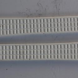 PATEK PHILIPPE Bracelet pour montre Aquanaut silicone blanc 19 mm