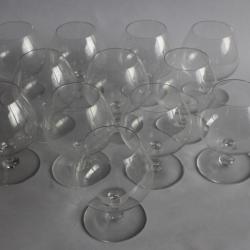 Douze Verres a cognac en cristal de BACCARAT