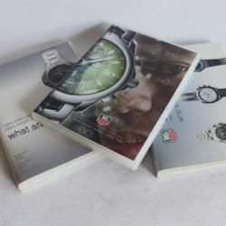 Trois DVD montres TAG HEUER horlogerie