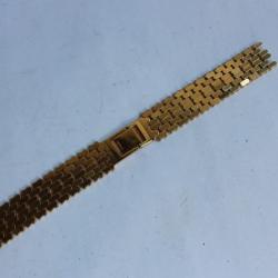 Bracelet montre plaqué or 17 mm