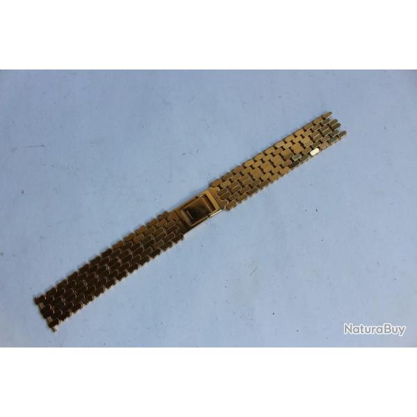 Bracelet montre plaqu or 17 mm
