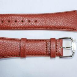 Bracelet pour montre cuir brun TISSOT 24 mm