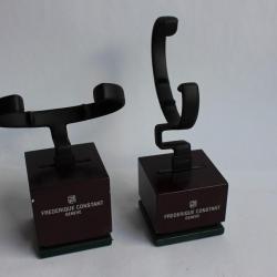 Deux presentoirs pour montres FREDERIQUE CONSTANT horlogerie