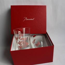 Paire de verres Gobelets BACCARAT Poetic Garden rose