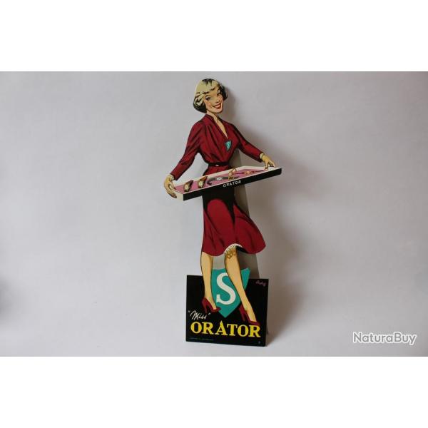 Pin up Miss ORATOR publicit montre