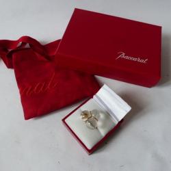 BACCARAT Bague Trio cristal or 18K T53