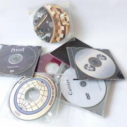 Lot de 8 DVD montres Piaget - Dior - TAGHeuer - Cartier......