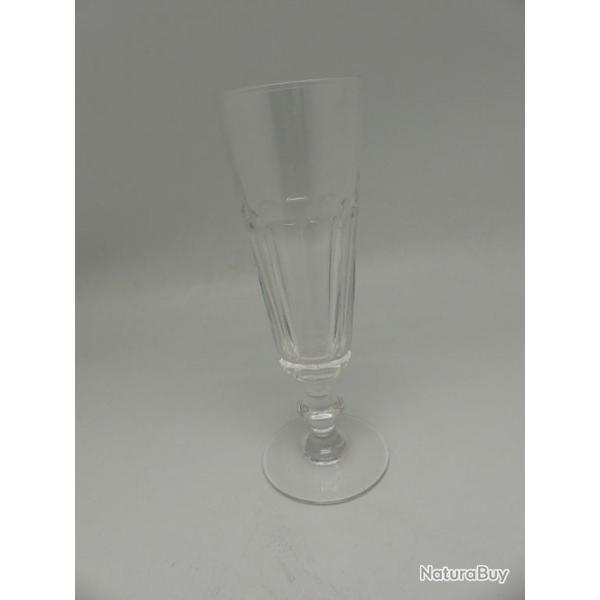 SAINT-LOUIS Verre Flte  Champagne cristal Caton