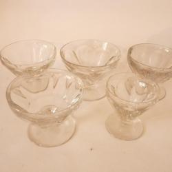 BACCARAT Cinq Verres cristal