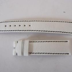 BERTOLUCCI Bracelet montre cuir blanc 18 mm