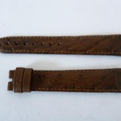 BERTOLUCCI Bracelet montre cuir brun foncé 18 mm