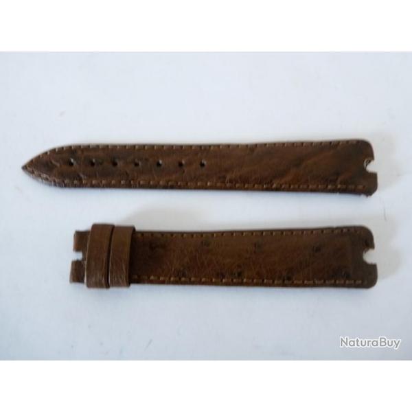 BERTOLUCCI Bracelet montre cuir brun fonc 18 mm