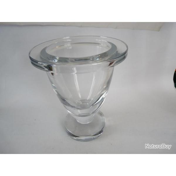 Grand vase cristal DAUM Art deco