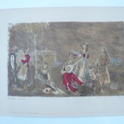 Lithographie Roland Oudot