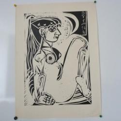 Lithographie Roger Descombes