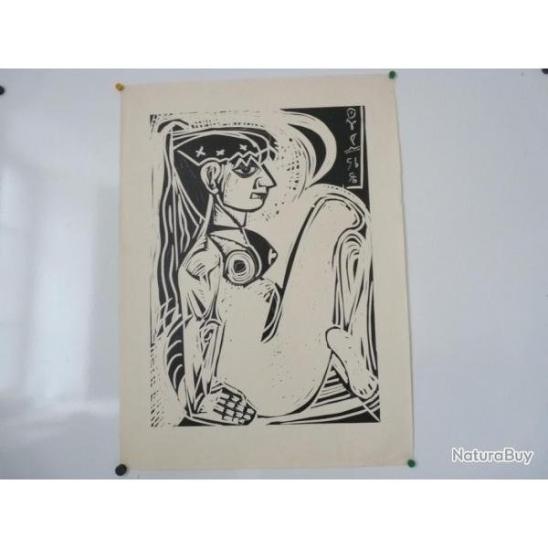 Lithographie Roger Descombes
