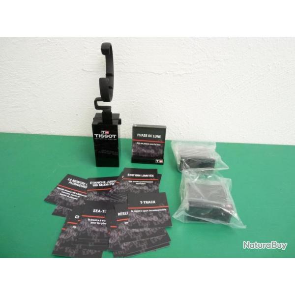 Lot Prsentoirs + Fiches montre TISSOT horlogerie