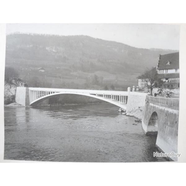 Photographie Pont sur rivire Aare Aarburg Suisse