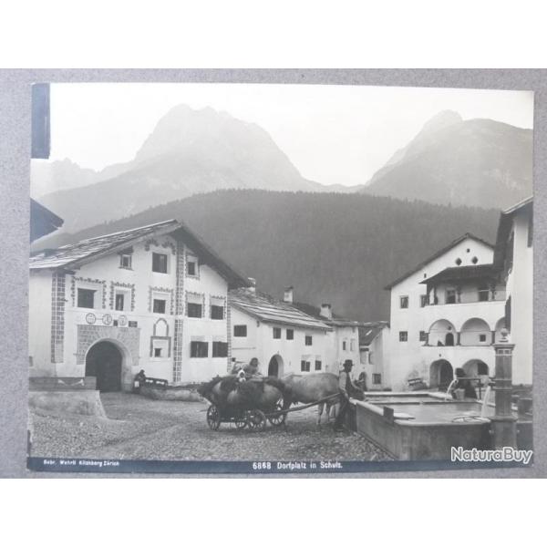 Photographie Suisse SCHULS Dorfplatz