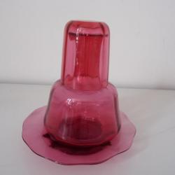 Valet de nuit Cristal rouge verrerie