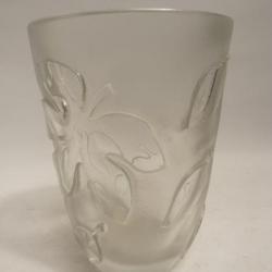 ORREFORS Vase cristal Feuilles Design Suède