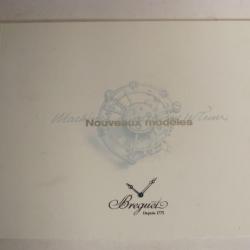 Catalogue Montres BREGUET collection 2005 horlogerie