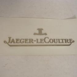 Lettres métal publicité montres JAEGER LeCOULTRE