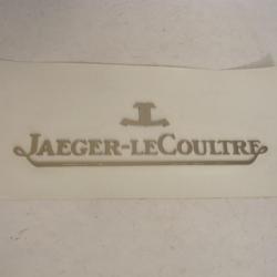Lettres métal publicité montres JAEGER LeCOULTRE  horlogerie