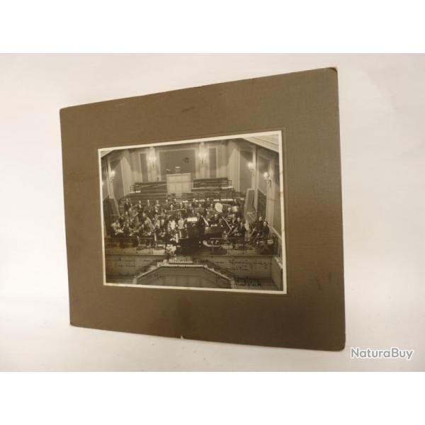 Photographie Photo Orchestre Musiciens Genve 1937