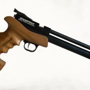 Troc Echange Pistolet à Plombs Air Comprimé ,Fabrication Italie, Calibre 4.5,  Marque Mirage Olympic sur