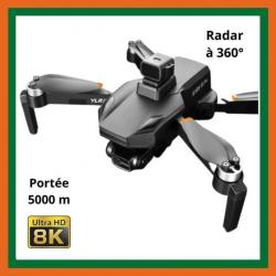 Drone pro 8K double caméra - GPS - 5km de portée - 30 mns en vol Avec radar anti obstacles