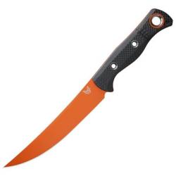 Couteau de chasse fixe hybride fixe Benchmade meatcrafter lame orange