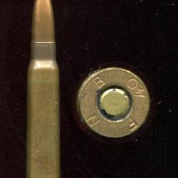 7.65 x 53 Mauser Belge Mle 1889 - balle cuivre pointue