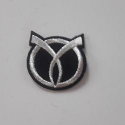 INSIGNE EN TISSU POUR BERET,DE LA  MILICE FRANÇAISE