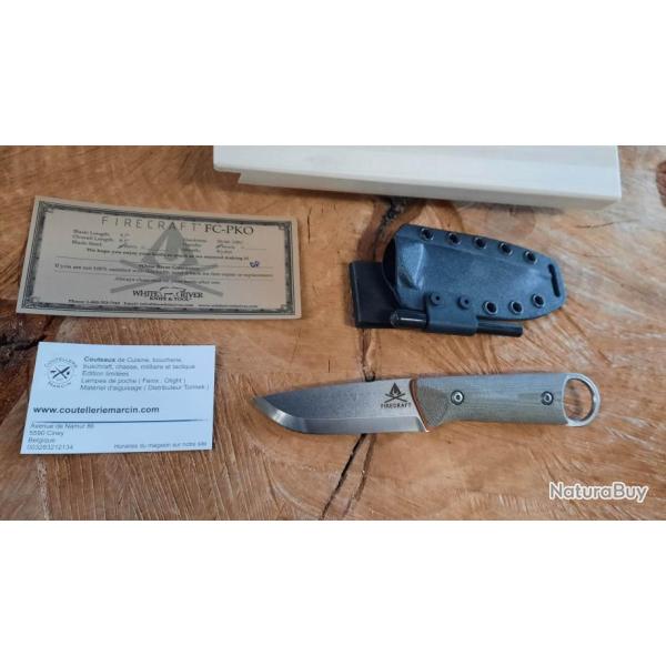 White River Firecraft FCPKO Puukko, Kydex Couteaux droits et fixes