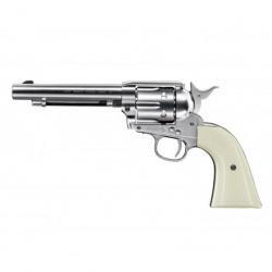 Revolver à plomb Colt Sa Army 45 Co2 - Cal. 4.5 Bb's - Nickel plated