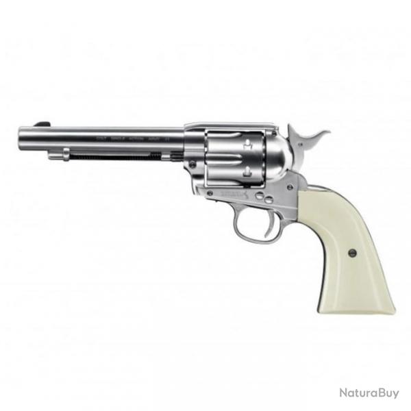 Revolver  plomb Colt Sa Army 45 Co2 - Cal. 4.5 Bb's - Nickel plated