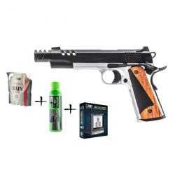 Pack Noël Réplique Vorsk GBB CS Defender PRO + Billes + Cibles + Gaz - 1 J