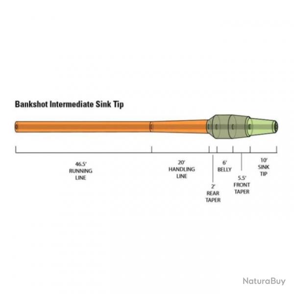 Soie Orvis Hydros Bank Shot Intermdiaire - N7
