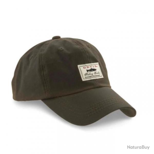Casquette Orvis Vintage Waxed Cotton Ball - Olive